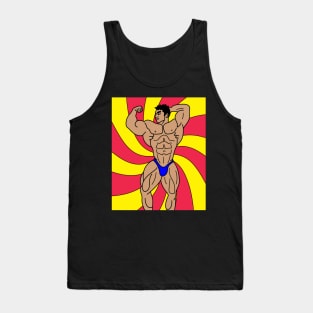 Retro Bodybuilding Lifting Weights Tank Top